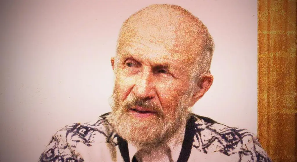 Photograph of Albert Razin as an old man